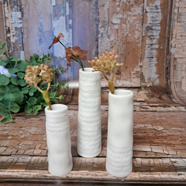 LIVING 3er Set Mini-Vasen "Raumpoesie" von räder design