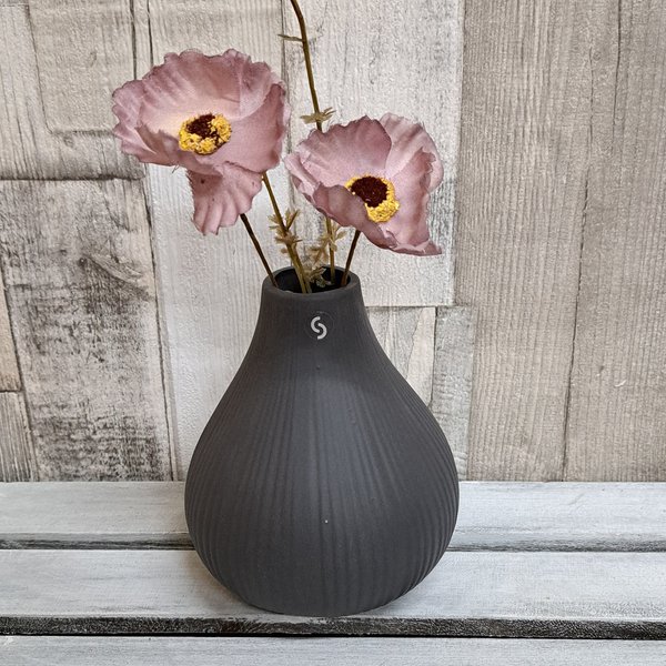 Vase "Ekenäs", dunkelgrau, groß, Storefactory