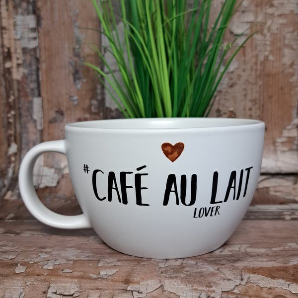 XXL-Tasse "Café au lait Lover" von ppd